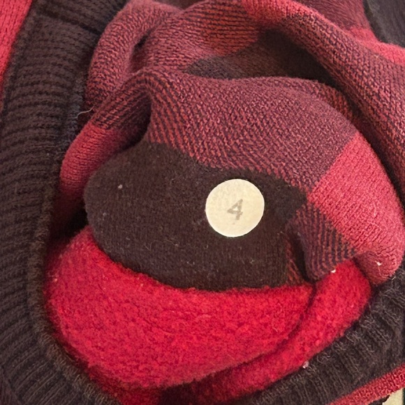 Flaw Lululemon Scuba Jacket Sz 4 Buffalo Check Lumberjacket - Picture 3 of 11